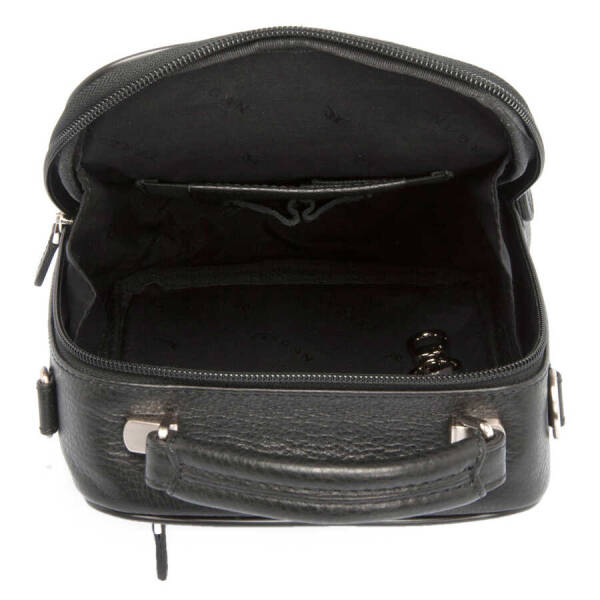 Siyah Deri Erkek Çapraz Askılı Çanta - S1AC00002923-A6F - 4