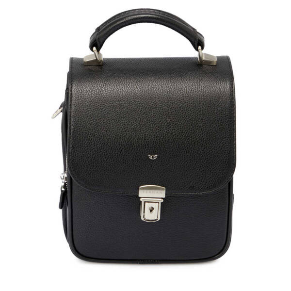 Siyah Hakiki Deri Erkek Çapraz Askılı Çanta - S1AC00002928-A6F - 1