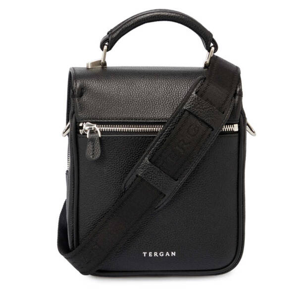 Siyah Hakiki Deri Erkek Çapraz Askılı Çanta - S1AC00002928-A6F - 3