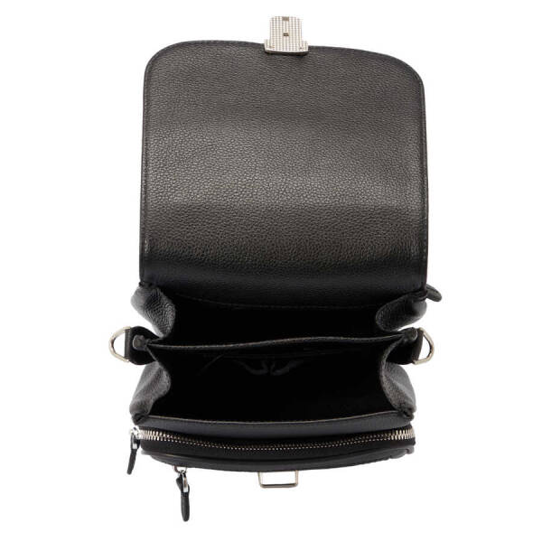 Siyah Hakiki Deri Erkek Çapraz Askılı Çanta - S1AC00002928-A6F - 4