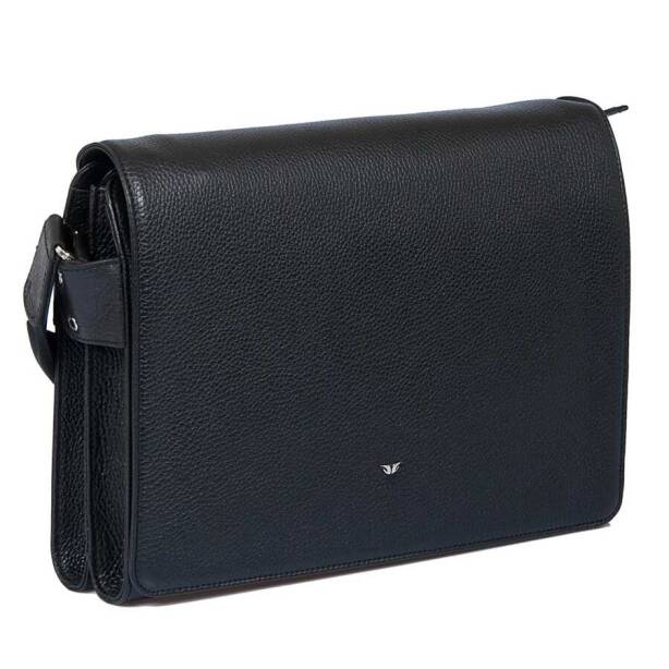 Siyah Deri Erkek Çapraz Askılı Çanta - S1AC00002963-A41 - 3