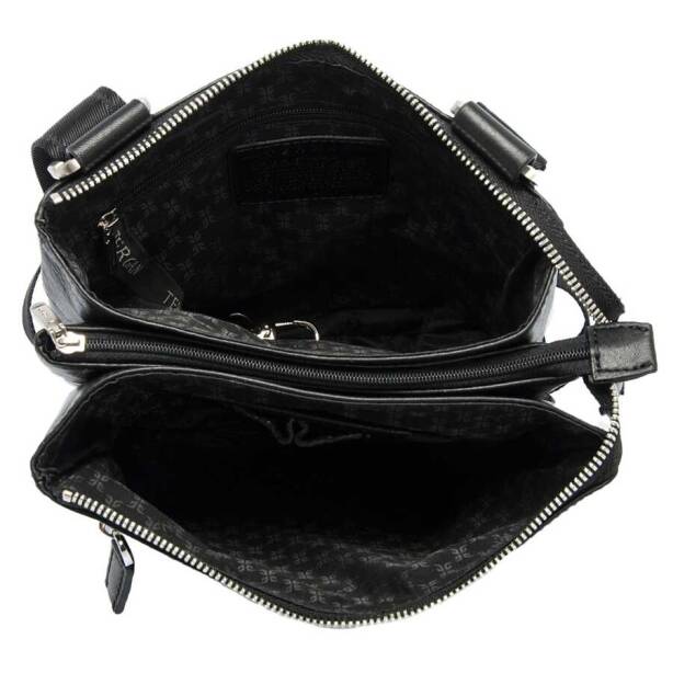 Siyah Hakiki Deri Erkek Çapraz Askılı Çanta - S1AC00021110-A85 - 4