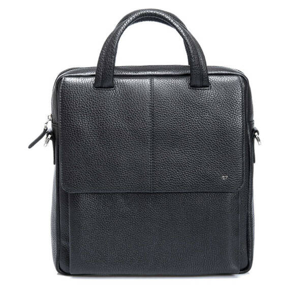 Siyah Hakiki Deri Erkek Çapraz Askılı Çanta - S1AC00021139-A41 - 1