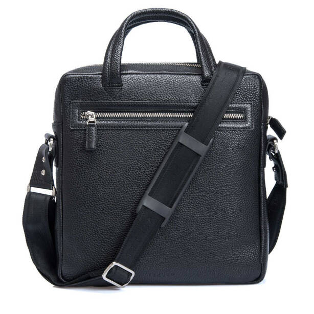 Siyah Hakiki Deri Erkek Çapraz Askılı Çanta - S1AC00021139-A41 - 3