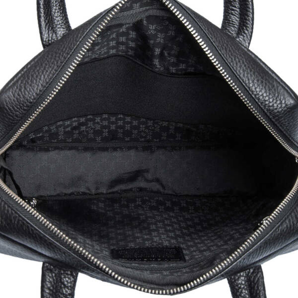 Siyah Hakiki Deri Erkek Çapraz Askılı Çanta - S1AC00021139-A41 - 5