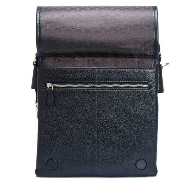 Siyah Deri Erkek Çapraz Askılı Çanta - S1AC00021184-A6F - 4