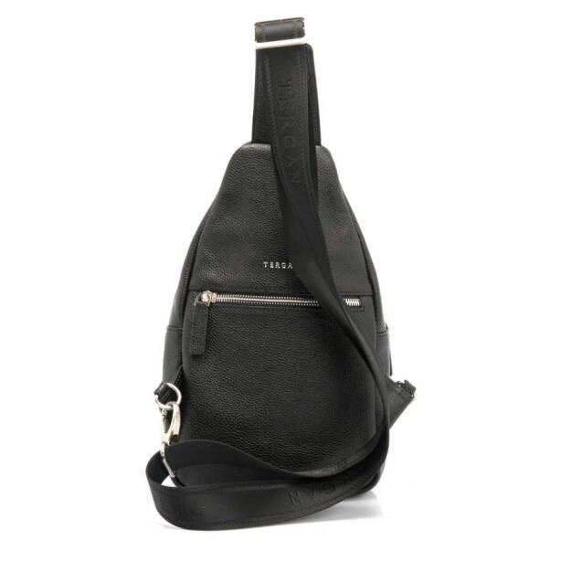 Siyah Hakiki Deri Erkek Çapraz Askılı Çanta - S1AC00021401-A6F - 3