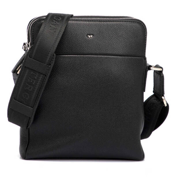 Siyah Hakiki Deri Erkek Çapraz Askılı Çanta - S1AC00021408-A6F 