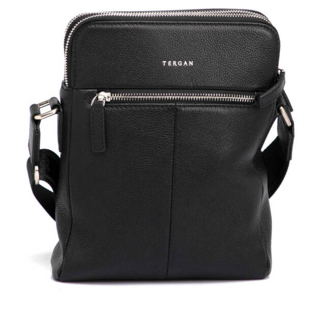 Siyah Hakiki Deri Erkek Çapraz Askılı Çanta - S1AC00021408-A6F - 3