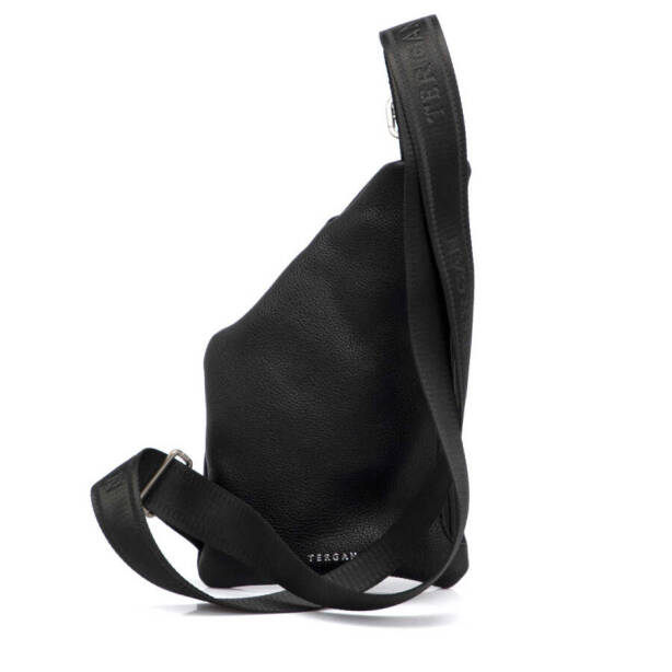 Siyah Hakiki Deri Erkek Çapraz Askılı Çanta - S1AC00021439-A6F - 3