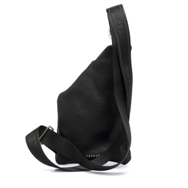 Siyah Hakiki Deri Erkek Çapraz Askılı Çanta - S1AC00021439-A6F - 3