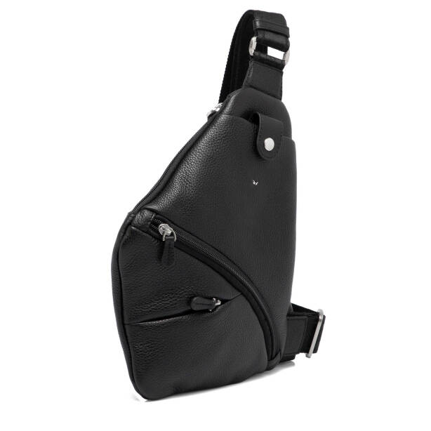 Siyah Deri Erkek Çapraz Askılı Çanta - S1AC00021457-A6F - Tergan