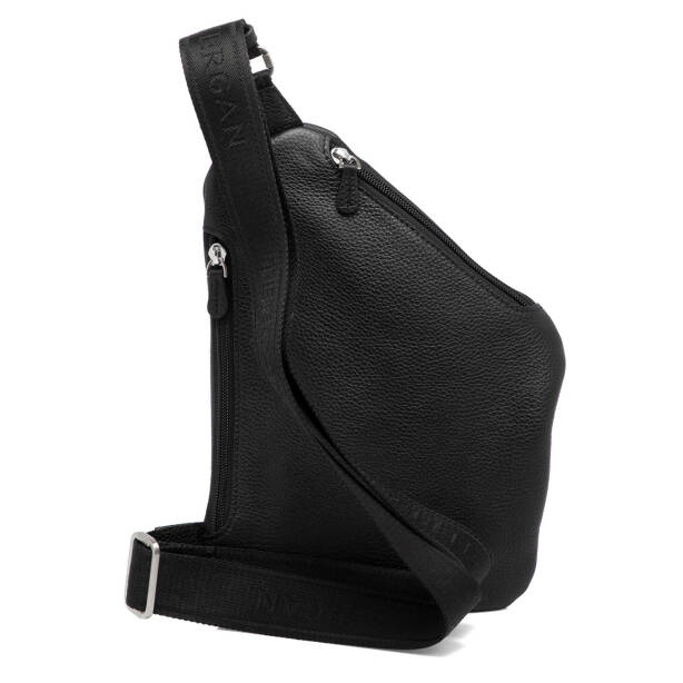 Siyah Deri Erkek Çapraz Askılı Çanta - S1AC00021457-A6F - Tergan