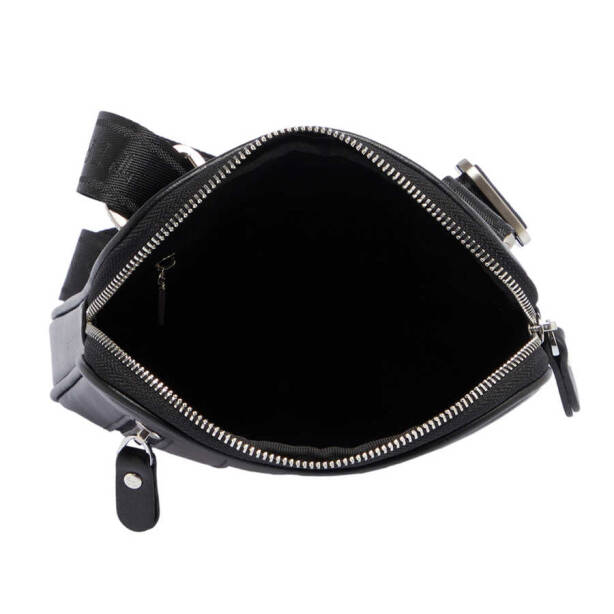 Siyah Deri Erkek Çapraz Askılı Çanta - S1AC00021472-A85 - 4