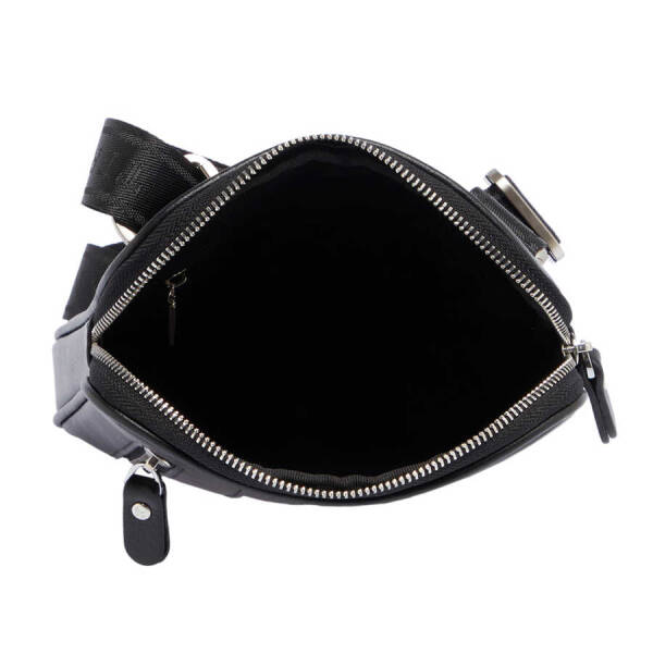 Siyah Deri Erkek Çapraz Askılı Çanta - S1AC00021472-A85 - 4