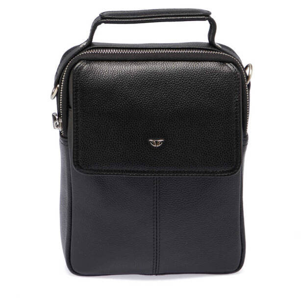 Siyah Deri Erkek Çapraz Askılı Çanta - S1AC00021475-A6F - 1