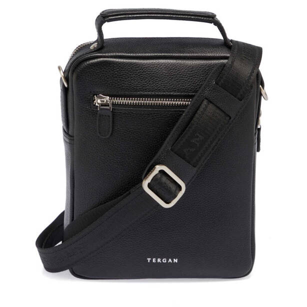 Siyah Deri Erkek Çapraz Askılı Çanta - S1AC00021475-A6F - 3