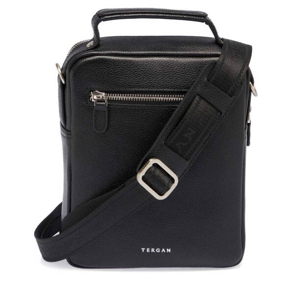 Siyah Deri Erkek Çapraz Askılı Çanta - S1AC00021475-A6F - 3