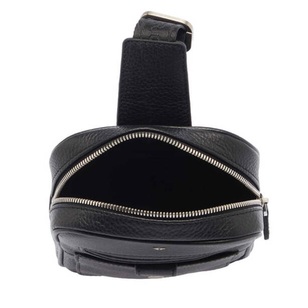 Siyah Deri Erkek Çapraz Askılı Çanta - S1AC00021479-A6F - 4
