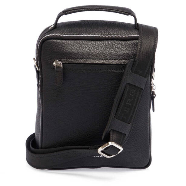 Siyah Hakiki Deri Erkek Çapraz Askılı Çanta - S1AC00021482-A41 - 3