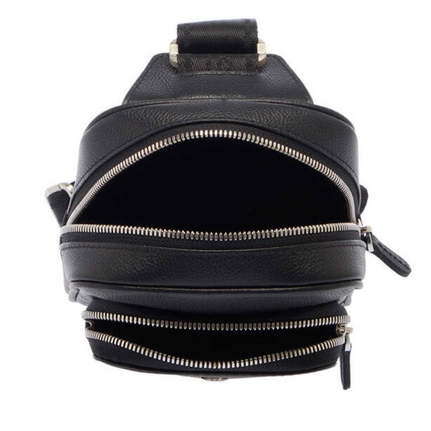 Siyah Deri Erkek Çapraz Askılı Çanta - S1AC00021490-U9G - 4