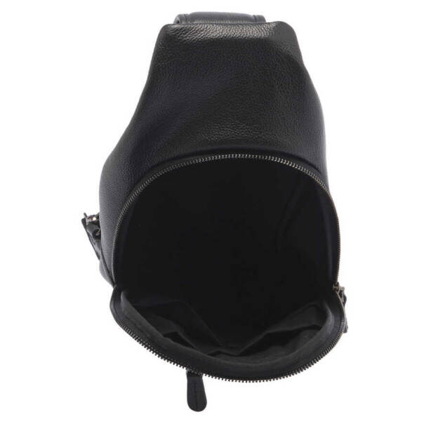 Siyah Deri Erkek Çapraz Askılı Çanta - S1AC00021492-S3J - 4