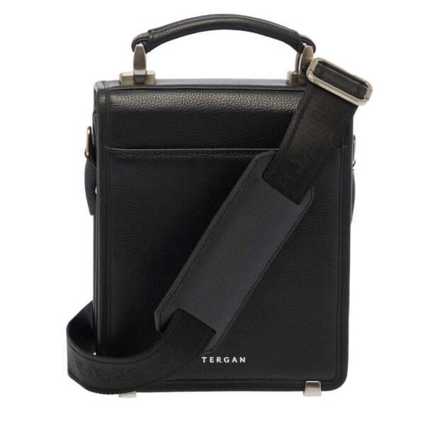 Siyah Deri Erkek Çapraz Askılı Çanta - S1AC00021498-A6F - 3