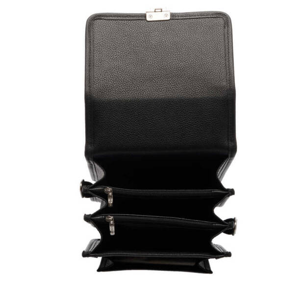 Siyah Deri Erkek Çapraz Askılı Çanta - S1AC00021498-A6F - 4