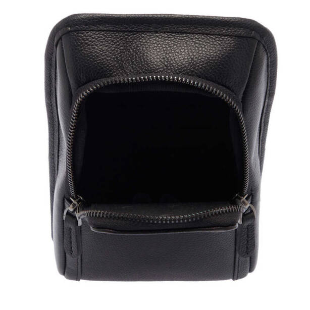 Siyah Deri Erkek Çapraz Askılı Çanta - S1AC00021500-U9G - 4