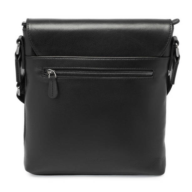 Siyah Deri Erkek Çapraz Askılı Çanta - S1AC00021516-A85 - Tergan