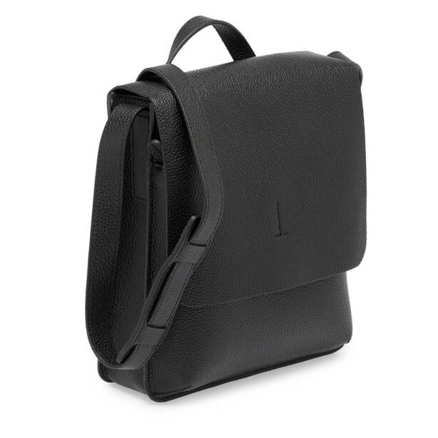 Siyah Deri Erkek Çapraz Askılı Çanta - S1AC00021521-A41 - 2