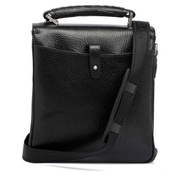 Siyah Deri Erkek Çapraz Askılı Çanta - S1AC00022709-P2Y - 3