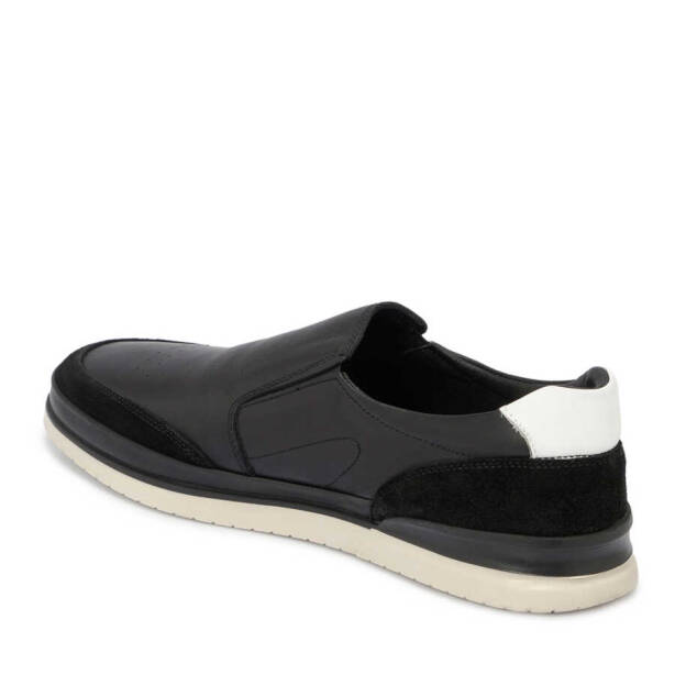 Siyah Deri Erkek Casual Ayakkabı - E24I1AY56690-A23 - 2