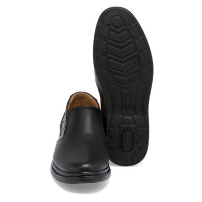  Siyah Deri Erkek Casual Ayakkabı - E24I1AY56716-C59 - 4