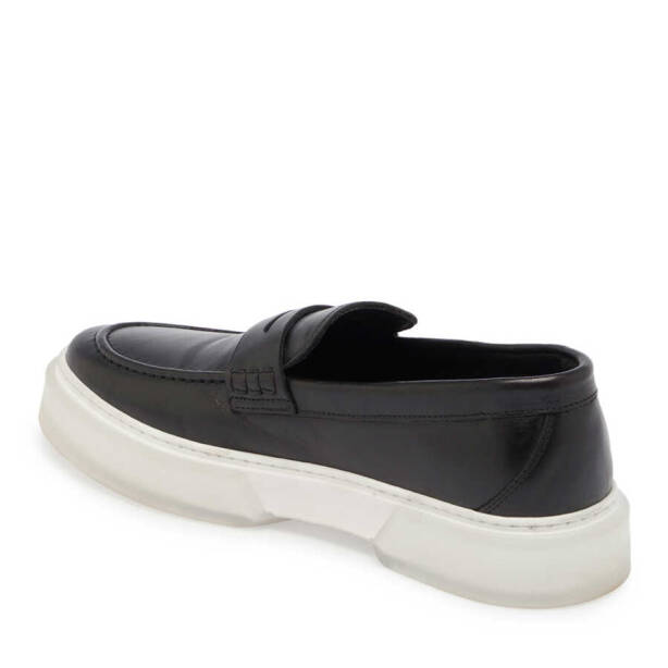 Siyah Deri Erkek Casual Ayakkabı - E24I1AY56718-A43 - 2