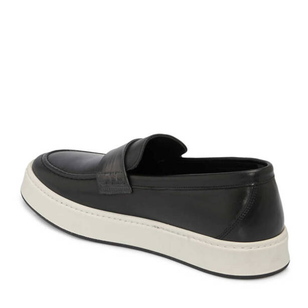 Siyah Deri Erkek Casual Ayakkabı - E24I1AY56719-A43 - 2