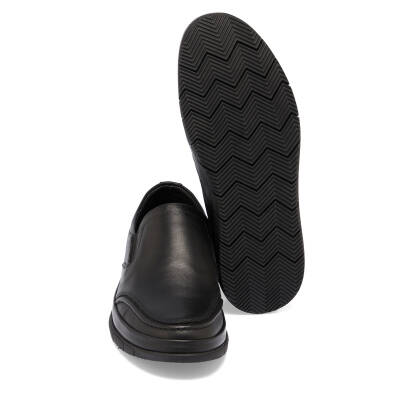  Siyah Deri Erkek Casual Ayakkabı - E24I1AY56773-A23 - 4