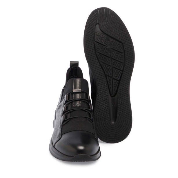 Siyah Deri Erkek Casual Ayakkabı - E24S1AY56956-A23 - 4