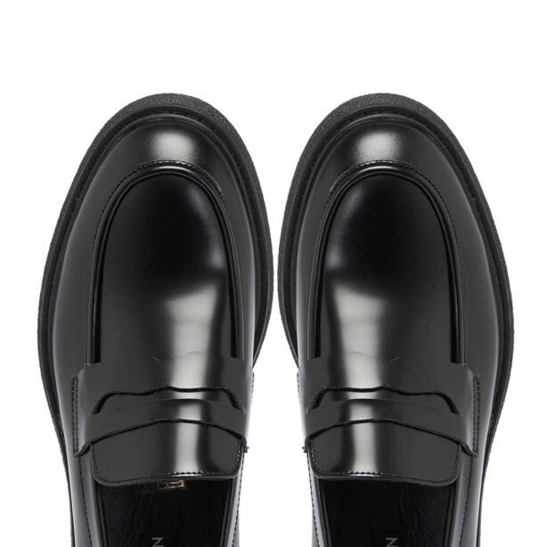 Siyah Deri Erkek Casual Ayakkabı - E24S1AY57074-A35 - 5