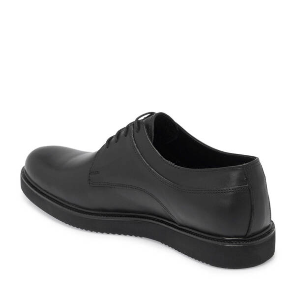 Siyah Hakiki Deri Erkek Casual Ayakkabı - E25I1AY57159-A23 - 2