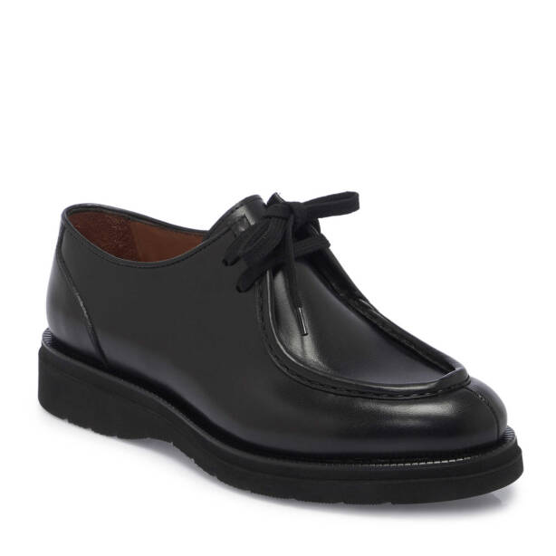 Siyah Hakiki Deri Erkek Casual Ayakkabı - E25I1AY57352-A43 - 1