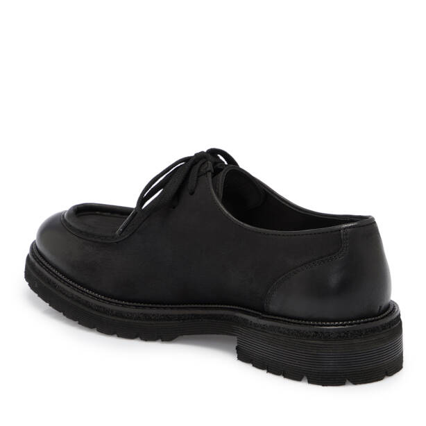 Siyah Deri Erkek Casual Ayakkabı - E25S1AY57461-A23 - 2