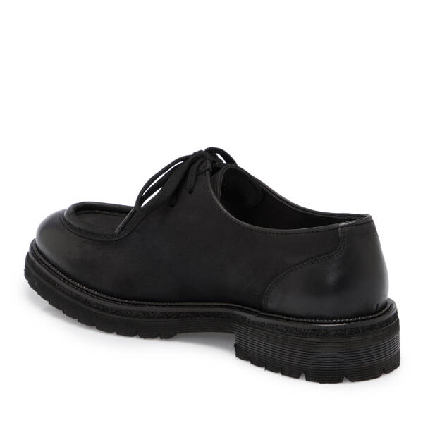 Siyah Deri Erkek Casual Ayakkabı - E25S1AY57461-A23 - 2