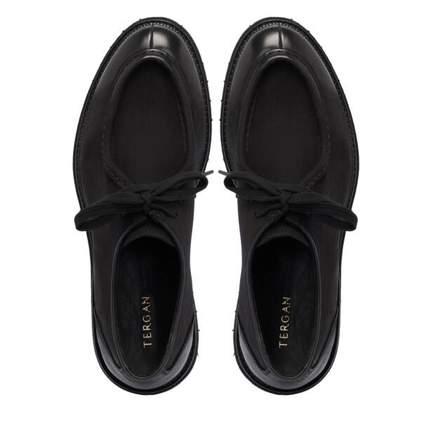 Siyah Deri Erkek Casual Ayakkabı - E25S1AY57461-A23 - 5