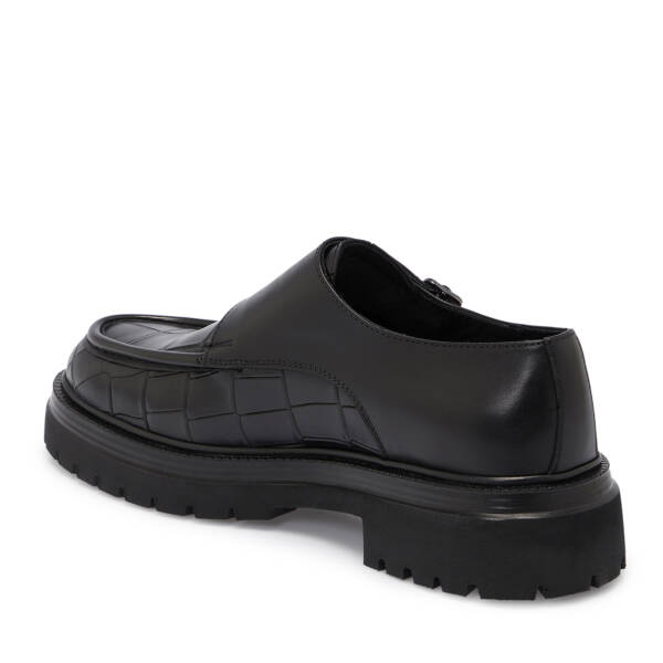 Siyah Deri Erkek Casual Ayakkabı - E25S1AY57515-A23 - 2