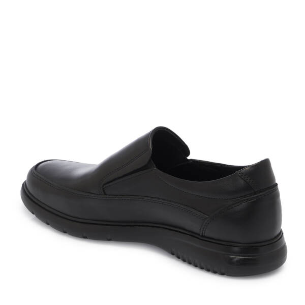 Siyah Deri Erkek Casual Ayakkabı - E25S1AY57549-A23 - 2