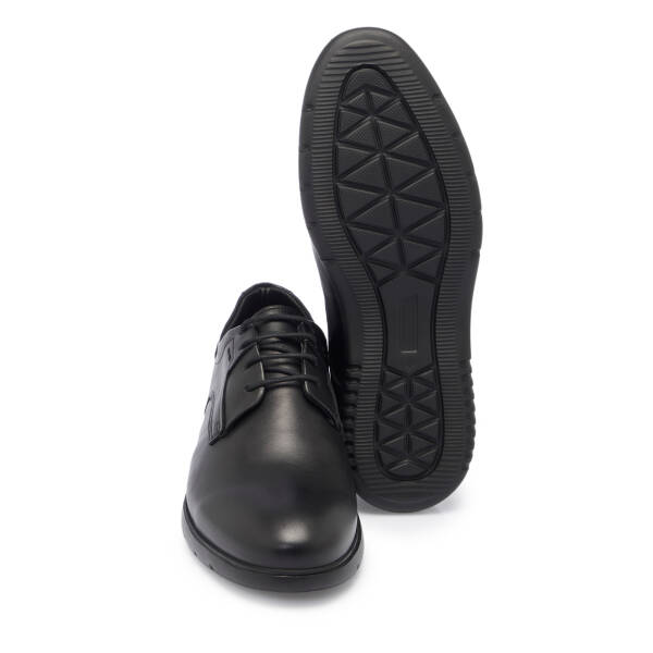 Siyah Deri Erkek Casual Ayakkabı - E25S1AY57550-A23 - 4