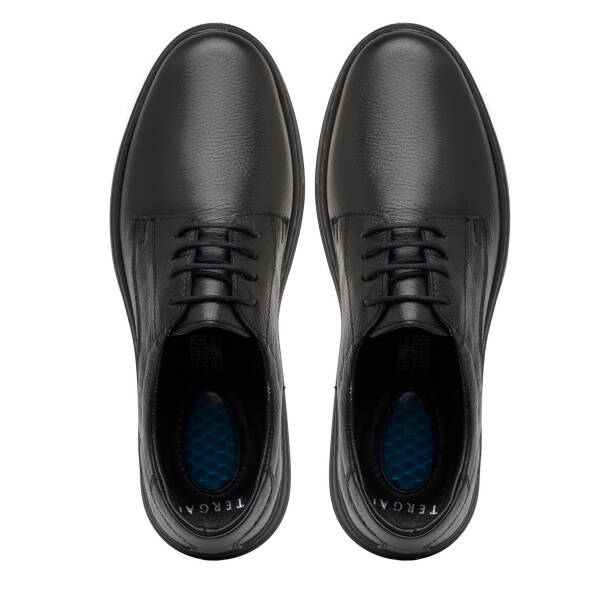 Siyah Hakiki Deri Erkek Casual Ayakkabı - E25S1AY57689-A41 - Tergan