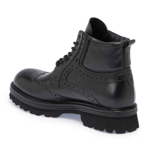 Siyah Deri Erkek Casual Bot - E23K1BT56361-A23 - 2