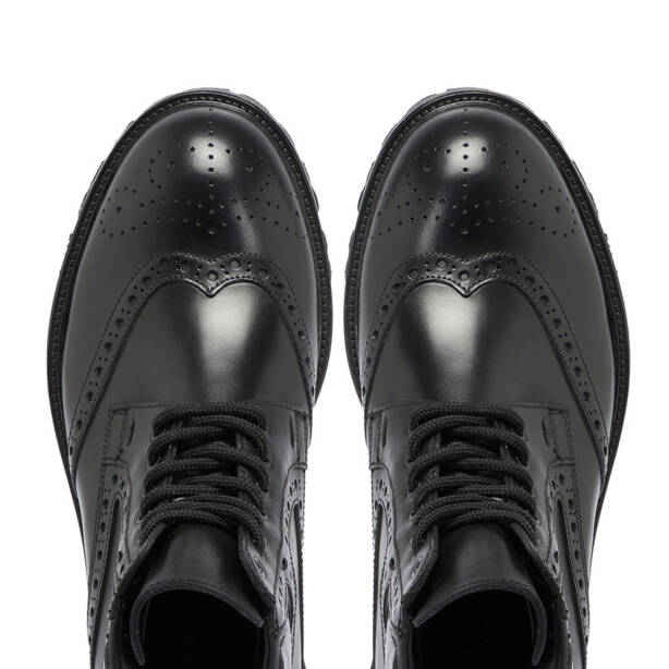 Siyah Deri Erkek Casual Bot - E23K1BT56361-A23 - 5